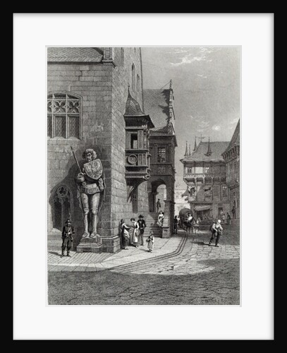 Town Hall, Halberstadt by Carl Friedrich Heinrich Werner