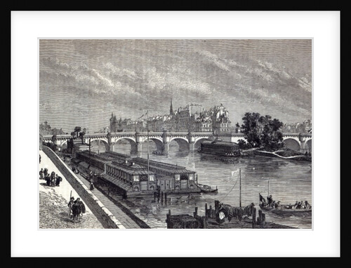 Modern Paris: The Pont Neuf, 1845 by English School