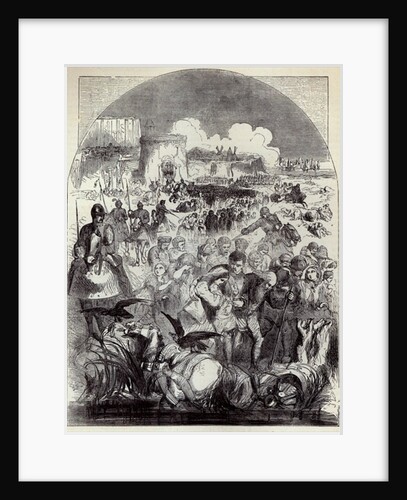 Siege of Calais: Departure of the Citizens by English School