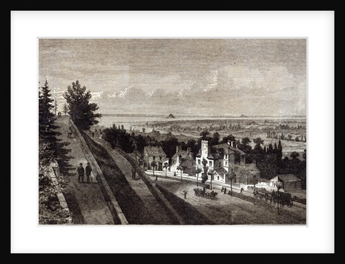 View of the Bay of Mount St. Michael by English School