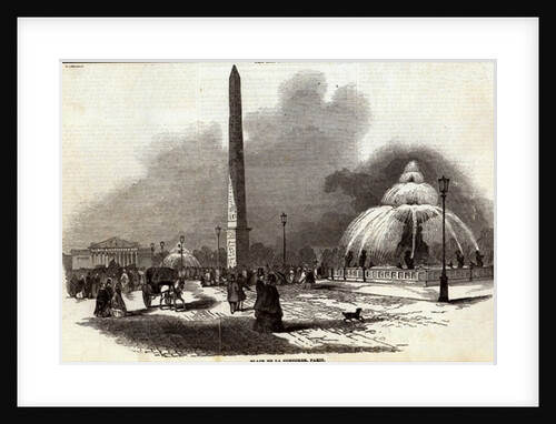 Place de la Concorde, Paris by English School