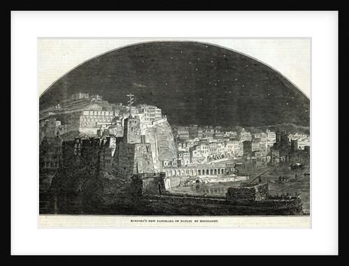 Burford's New Panorama of Naples by Moonlight by English School