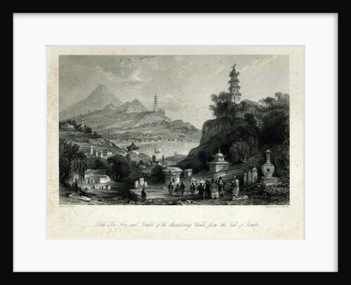 Lake See-Hoo and the Temple of the Thundering Winds by Thomas Allom