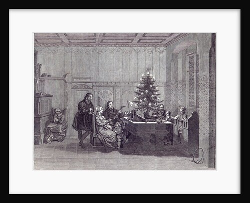 Christmas Eve in Germany: Martin Luther and his family by English School