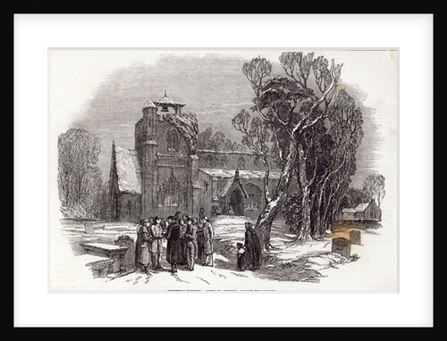 Christmas morning: Going to Church by George Haydock Dodgson