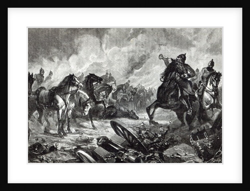 The horses of Gravelotte by English School