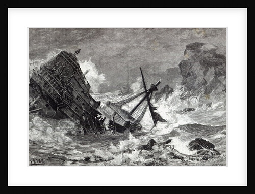 A September Storm, 1588 by English School