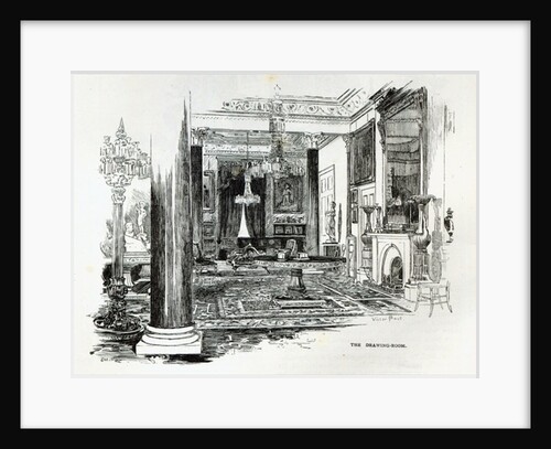 The Drawing Room, Osborne House by English School