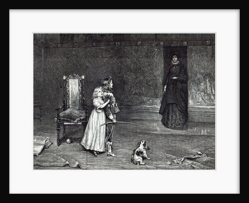 The Appearance of the Countess of Derby in the Golden room, scene from Scott's 'Peveril of the Peak' by John Pettie