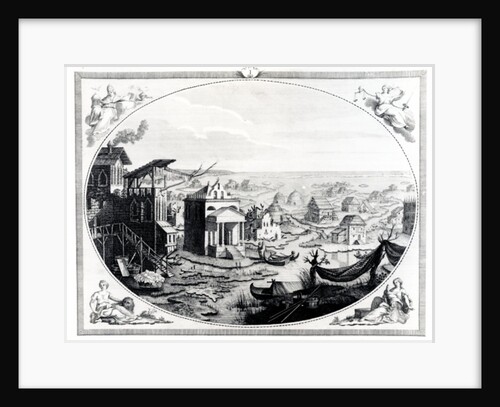 Early Settlement of Venice by Italian School