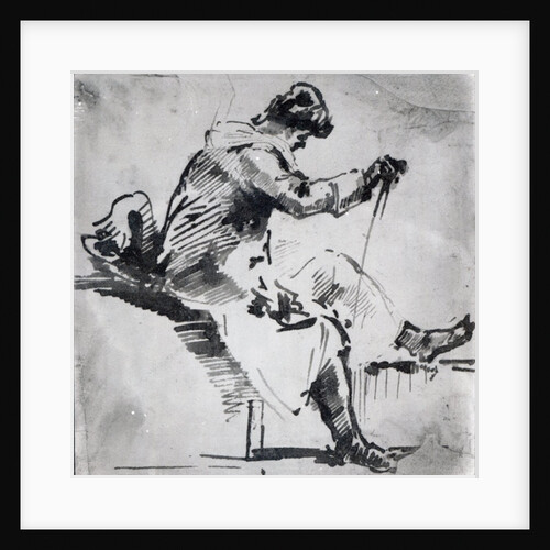 Seated man by Joseph Mallord William Turner