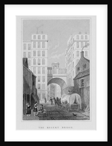 The Regent Bridge, Edinburgh by Thomas Hosmer Shepherd