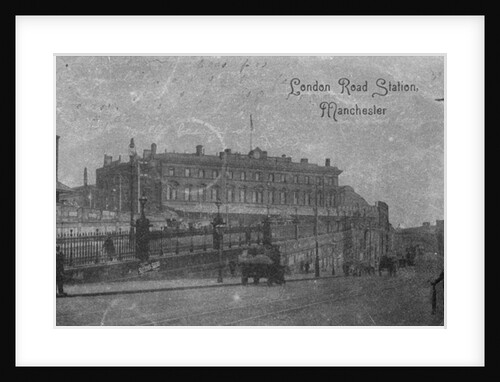 London Road Station, Manchester, c.1910 by English Photographer