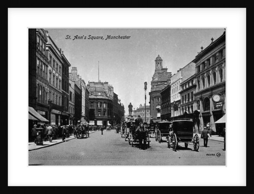 St. Ann's Square, Manchester, c.1910 by English Photographer