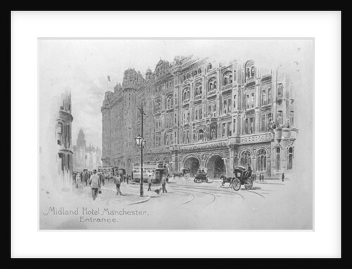 The Midland Hotel, Manchester, c.1910 by English School