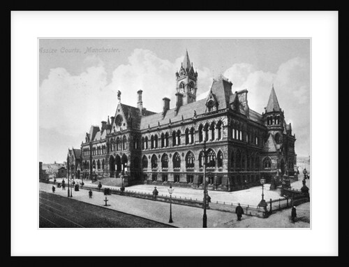 Assize Courts, Manchester, c.1910 by English Photographer