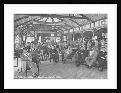 YMCA Hostel, Piccadilly, Manchester, c.1910 by English Photographer