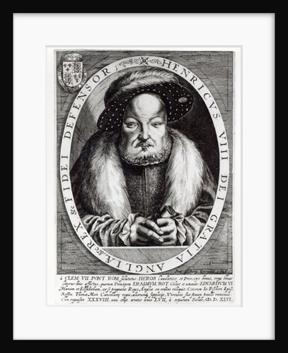 Portrait of Henry VIII by Cornelis Massys