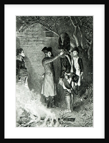 Napoleon and Coignet by Felicien baron de Myrbach-Rheinfeld