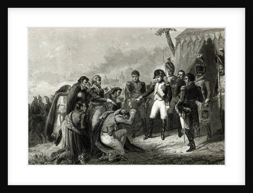 The Defeated Spanish prostrate before Napoleon before his entry into Madrid, December 1808 by Antoine Charles Horace Vernet