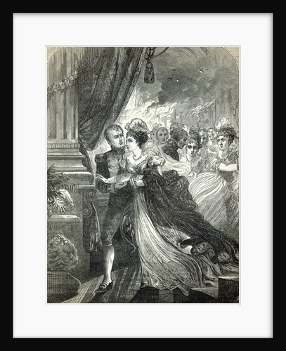 Napoleon and Marie-Louise escaping from the fire at the ball given on July 1st, 1810 by English School