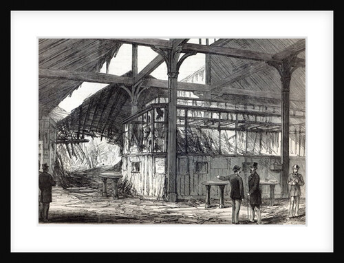Scene of the explosion at Victoria Station on Tuesday morning last by English School