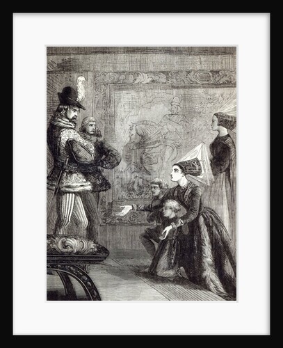 First Meeting of Edward IV and Lady Elizabeth Gray by English School
