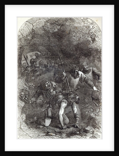 The Troops of Lord Montacute in the Subterranean Passage by English School