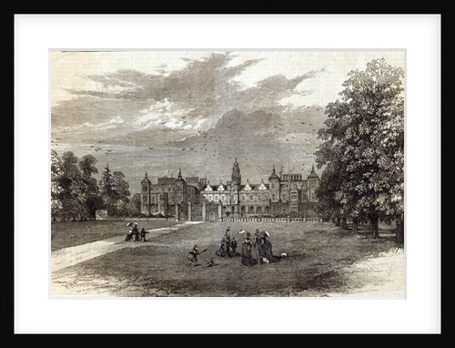 Hatfield House, the Seat of the Marquis of Salisbury by English School