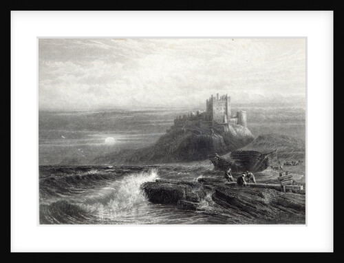 Bamborough Castle, engraved by S. Bradshaw, printed by Cassell & Company Ltd. by John Mogford