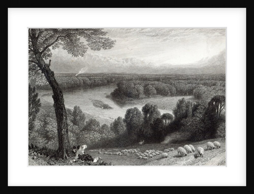 The Thames from Richmond Hill by Myles Birket Foster