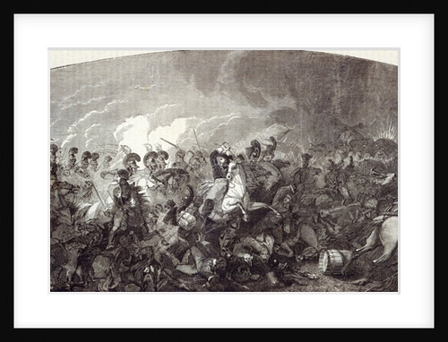 Charge of Lord Somerset's Heavy Brigade at Waterloo, and total rout of the French Army by English School