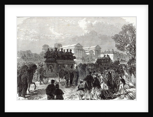 Funeral of Sergeant Brett, the Police Officer killed by the Fenians at Manchester by English School