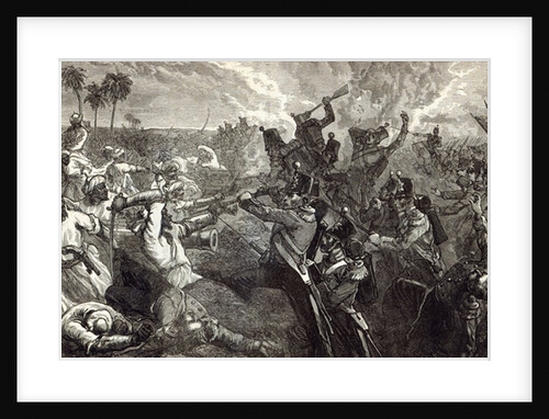 The Battle of Ferozeshah by English School