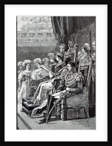The Queen Opening Parliament in 1846 by English School