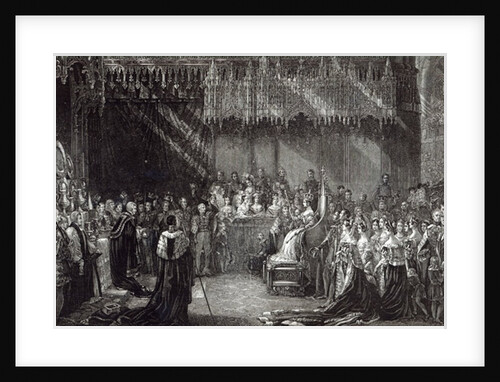 The Coronation of the Queen by George (after) Hayter