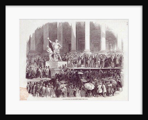 Inauguration of President Polk: The Oath by English School