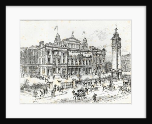 Completed buildings of the People's Palace, Mile End Road, East London by Frank Watkins