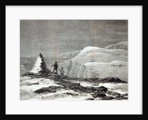 The cruise of the Pandora: Cairn erected by Captain Nares at Cape Isabella by English School