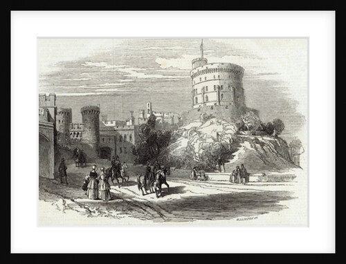 Windsor Castle - the Round Tower by English School