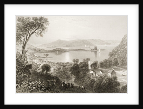 Larne, County Antrim, Northern Ireland by William Henry (after) Bartlett