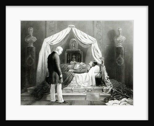 The Duke of Wellington visiting the Effigy and Personal Relics of Napoleon by George (after) Hayter