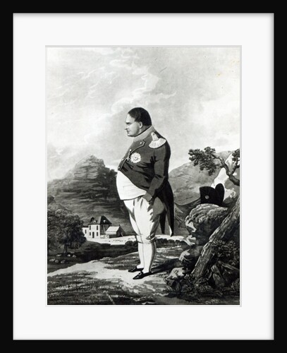 Napoleon on the island of St. Helena, 1820 by English School