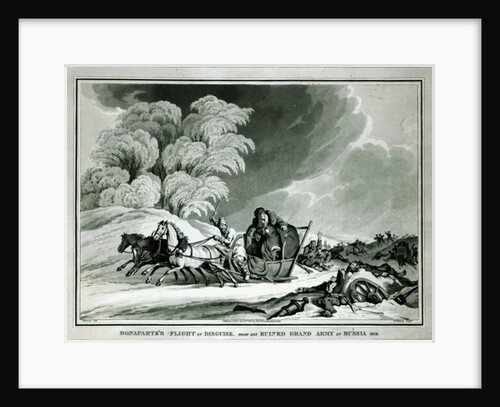 Napoleon in disguise during the retreat from Russia in 1812 by William Atkinson
