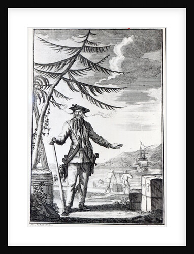 Captain Teach, commonly called Blackbeard, c.1734 by Thomas Nicholls