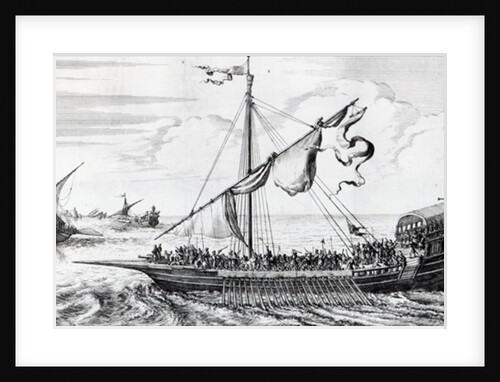 Barbary Galleys by Dutch School