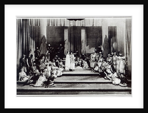 First stage performance in England of Handel's Oratorio 'Semele'. 1925 by Anonymous