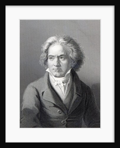 Ludwig van Beethoven by August Karl Friedrich von Kloeber (after)