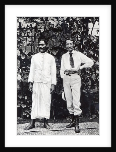 Robert Louis Stevenson and his friend Tuimale Aliifono by English Photographer