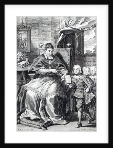 Pope Urban VIII with his nephews by Andrea Camassei (after)